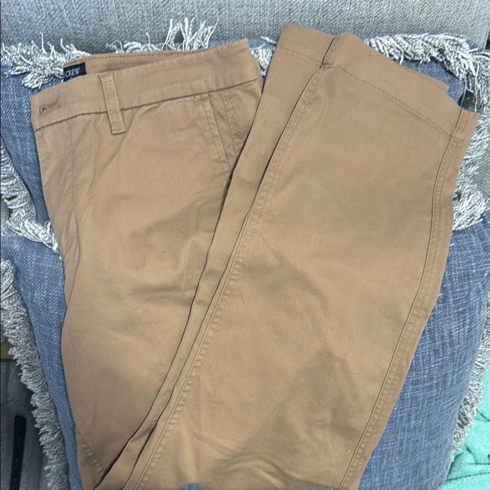 J. Crew Women's Tan Straight Leg Pants